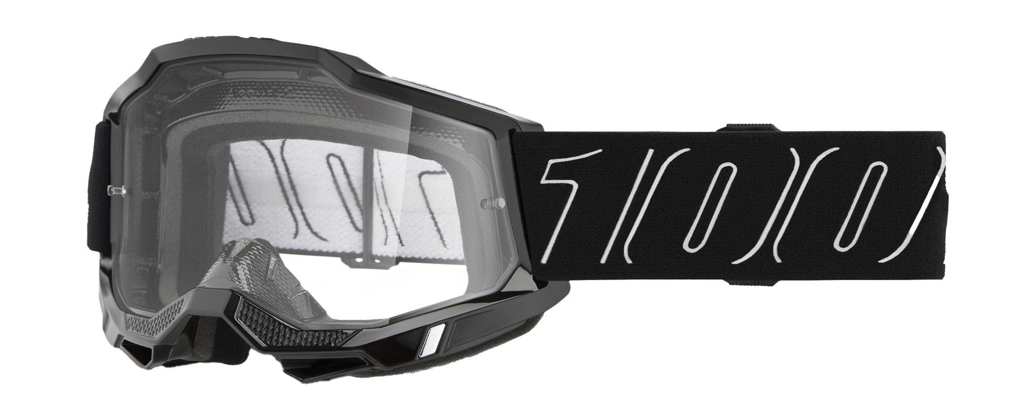 100% Motocross Goggle Accuri 2 Blackline - Clear