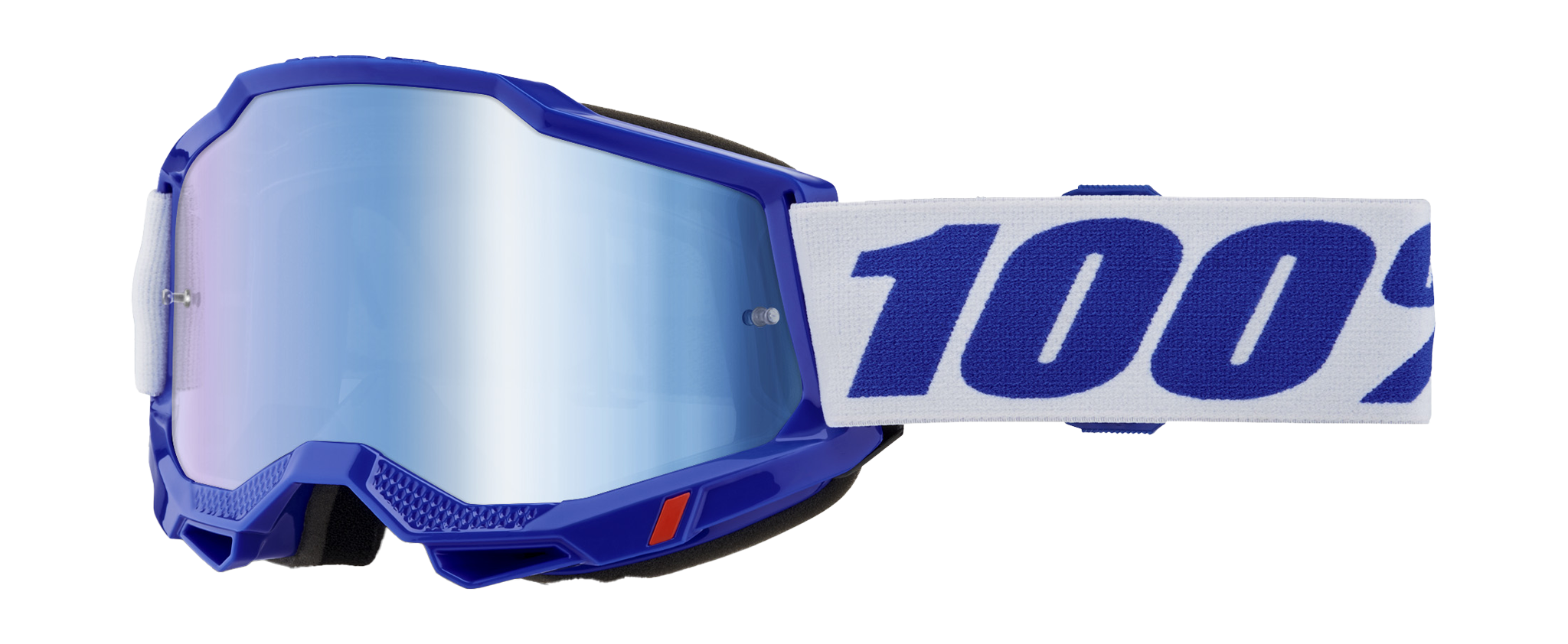 100% Motocross Goggle Accuri 2 Blue - Mirror Blue