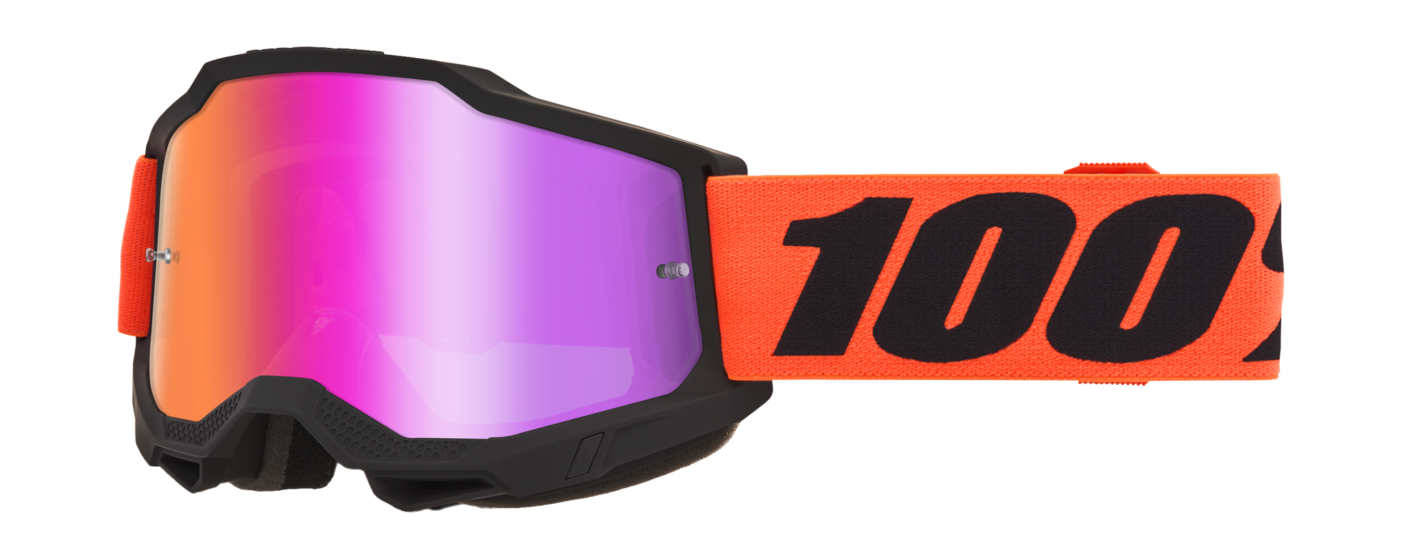 100% Motocross Goggle Accuri 2 Ferran - Mirror Dark Red