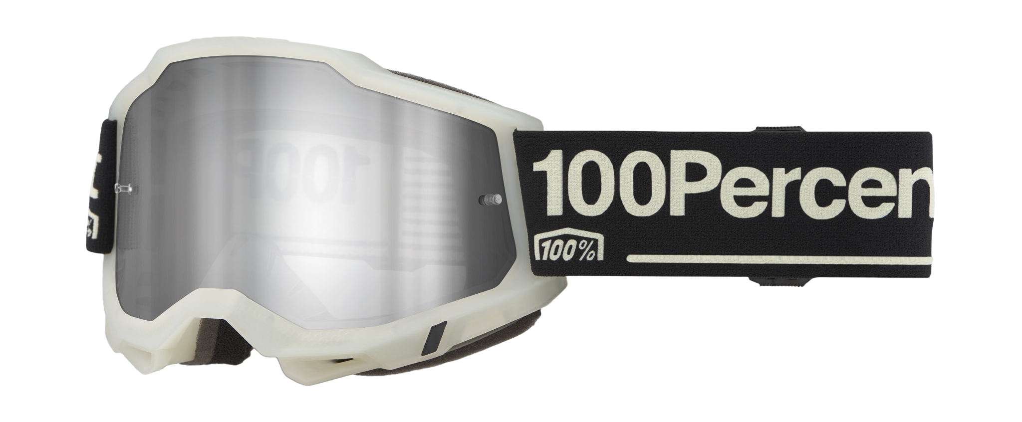 100% Motocross Goggle Accuri 2 Glow - Mirror Silver