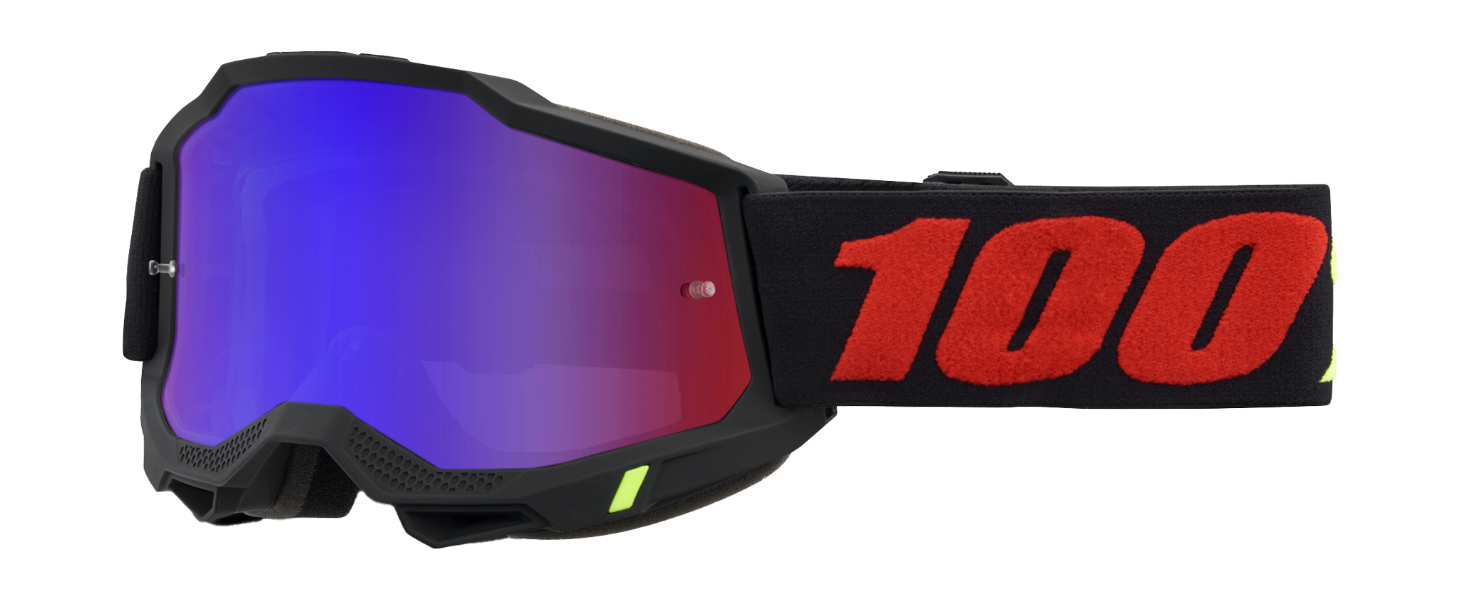 100% Motocross Goggle Accuri 2 Morphuis - Mirror Red / Blue