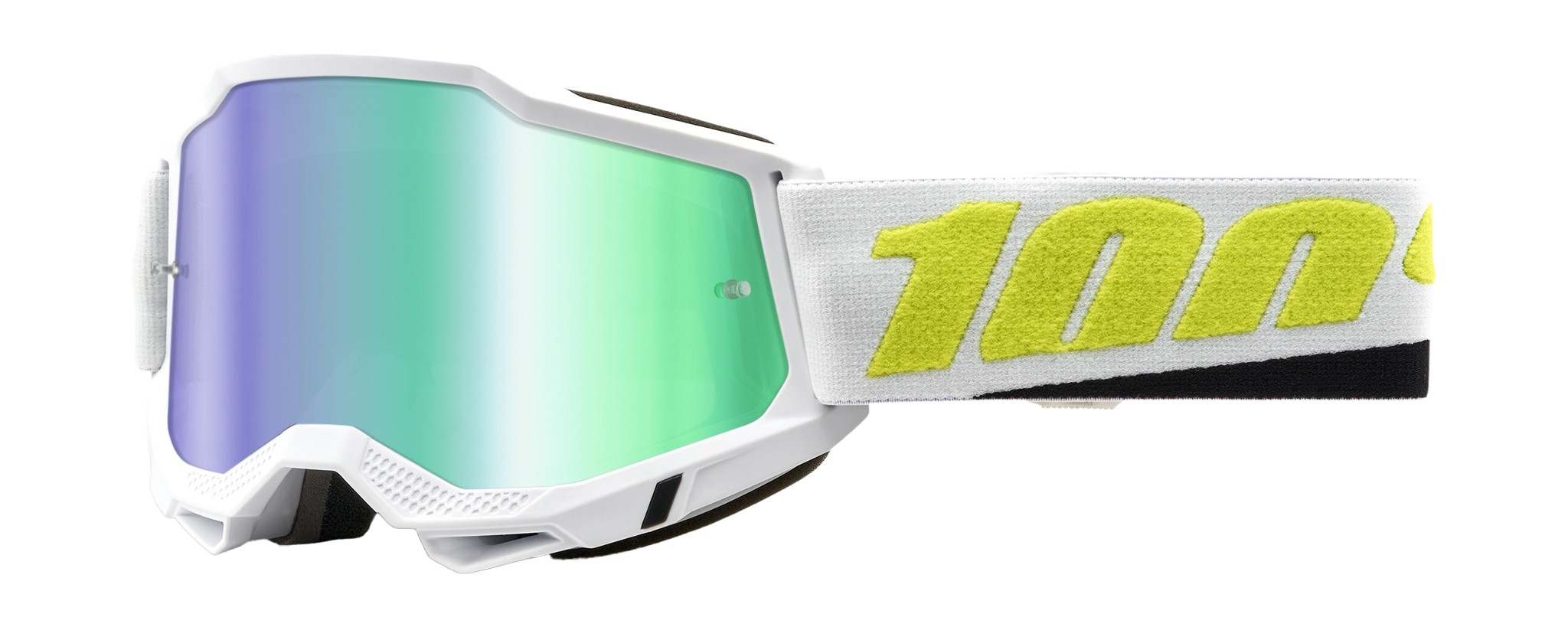 100% Motocross Goggle Accuri 2 Peyote - Mirror Green