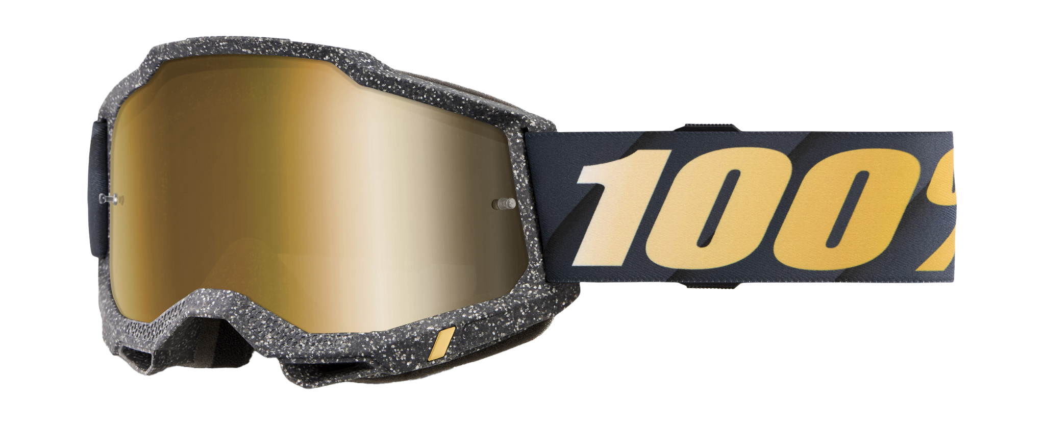 100% Motocross Goggle Accuri 2 Risland - Mirror True Gold