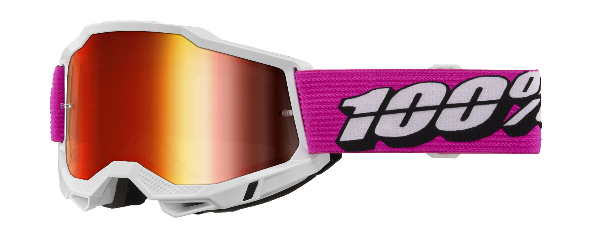 100% Motocross Goggle Accuri 2 Roy - Mirror Red