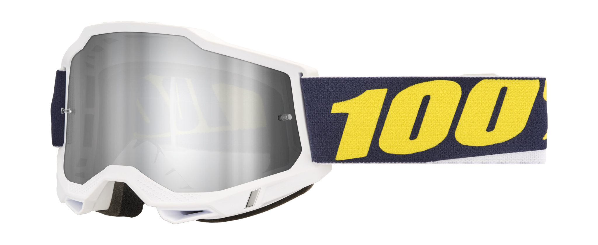 100% Motocross Goggle Accuri 2 Torc - Mirror Silver