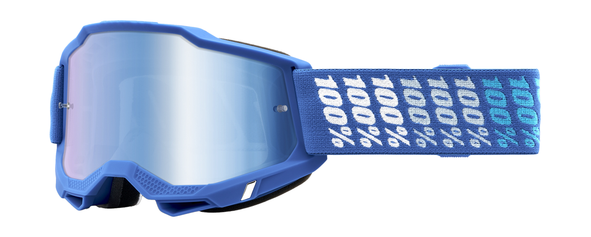 100% Motocross Goggle Accuri 2 Yarger - Mirror Blue