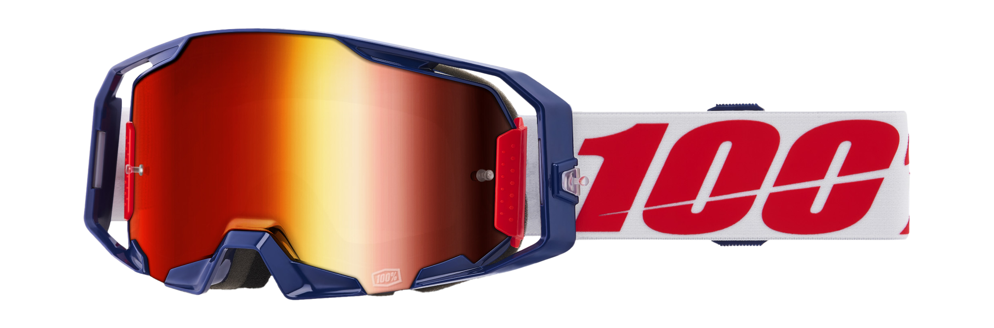 100% Motocross Goggle ARmatic Mach Z - Mirror Red