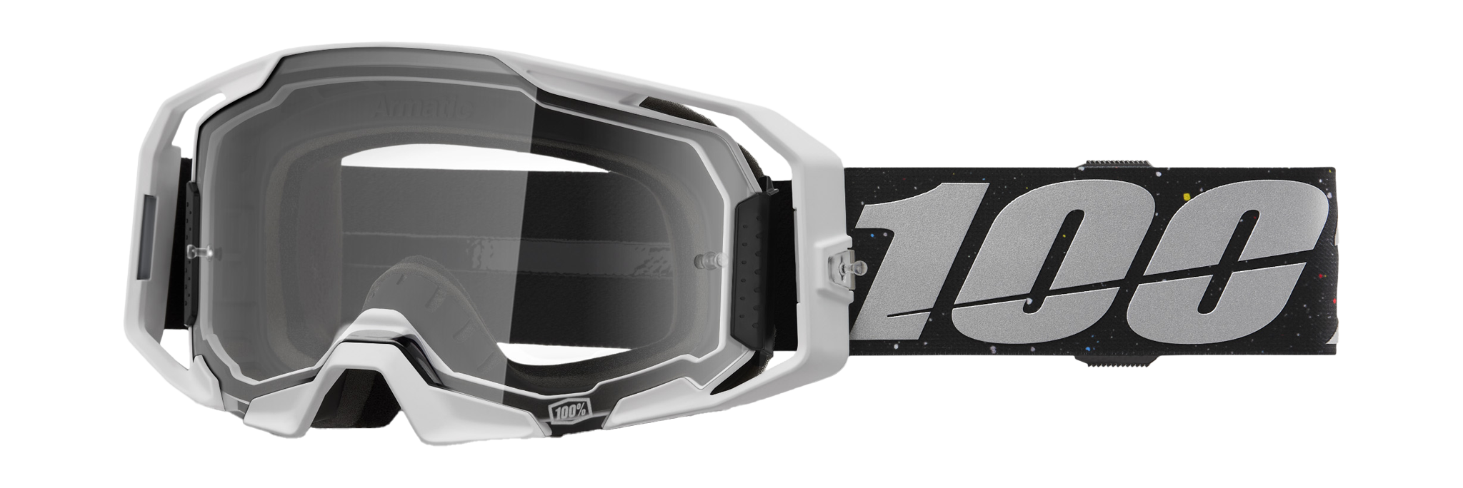 100% Motocross Goggle ARmatic RapidRacer - Clear