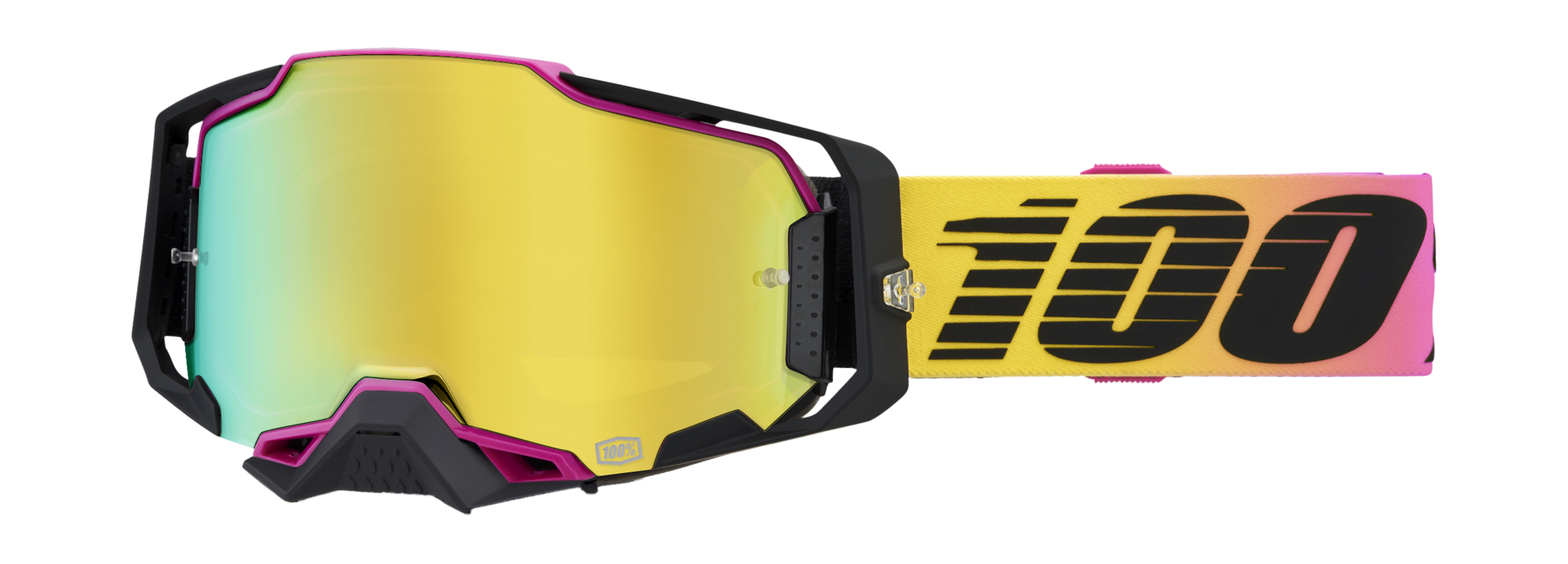 100% Motocross Goggle Armega 91 - Mirror Gold