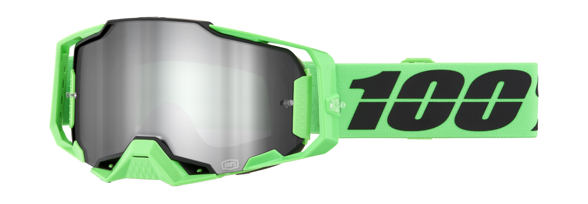 100% Motocross Goggle Armega Anza 2 - Mirror Silver