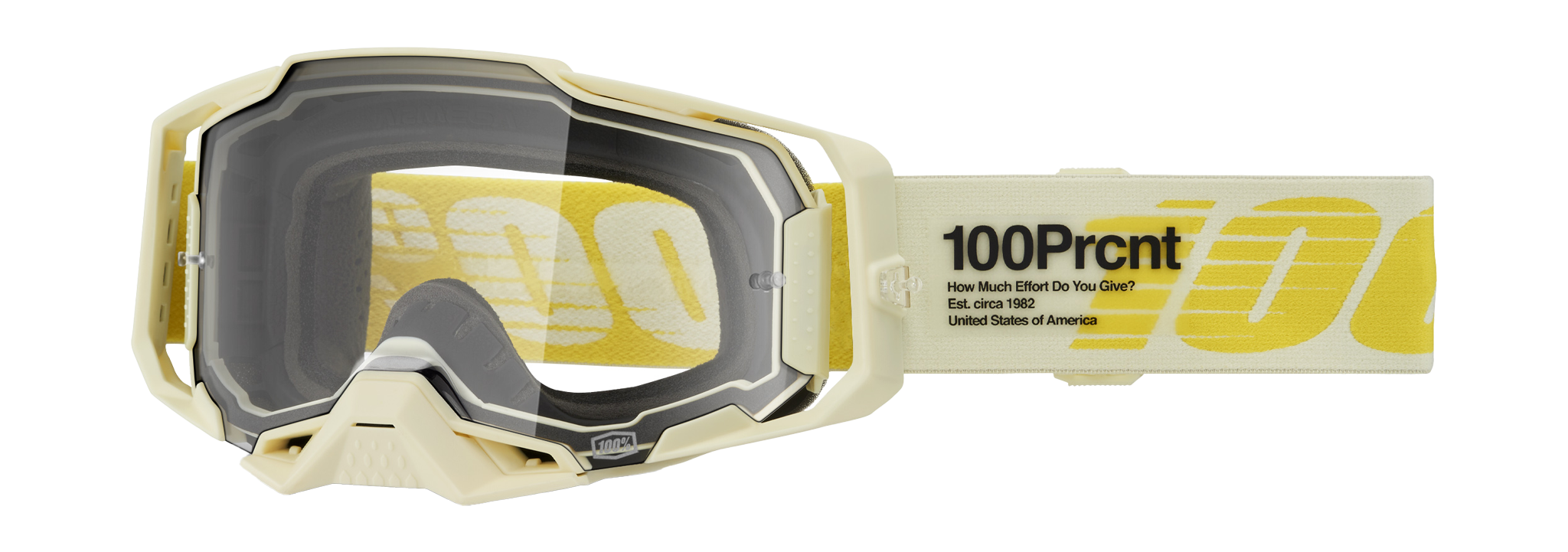 100% Motocross Goggle Armega Barely - Clear