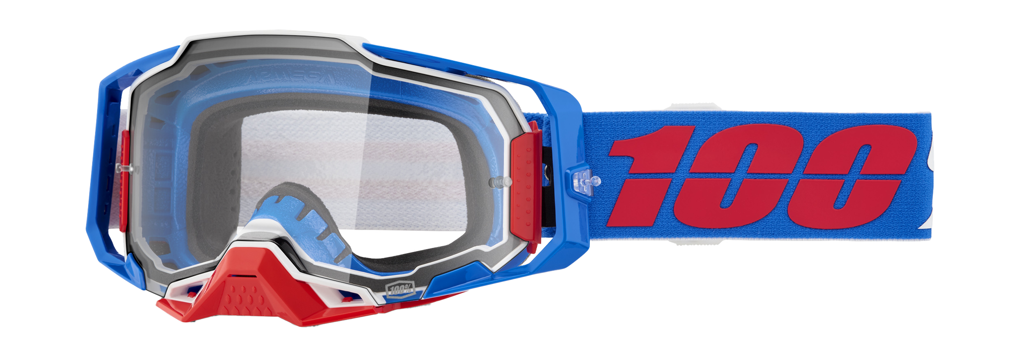 100% Motocross Goggle Armega Ironclad - Clear