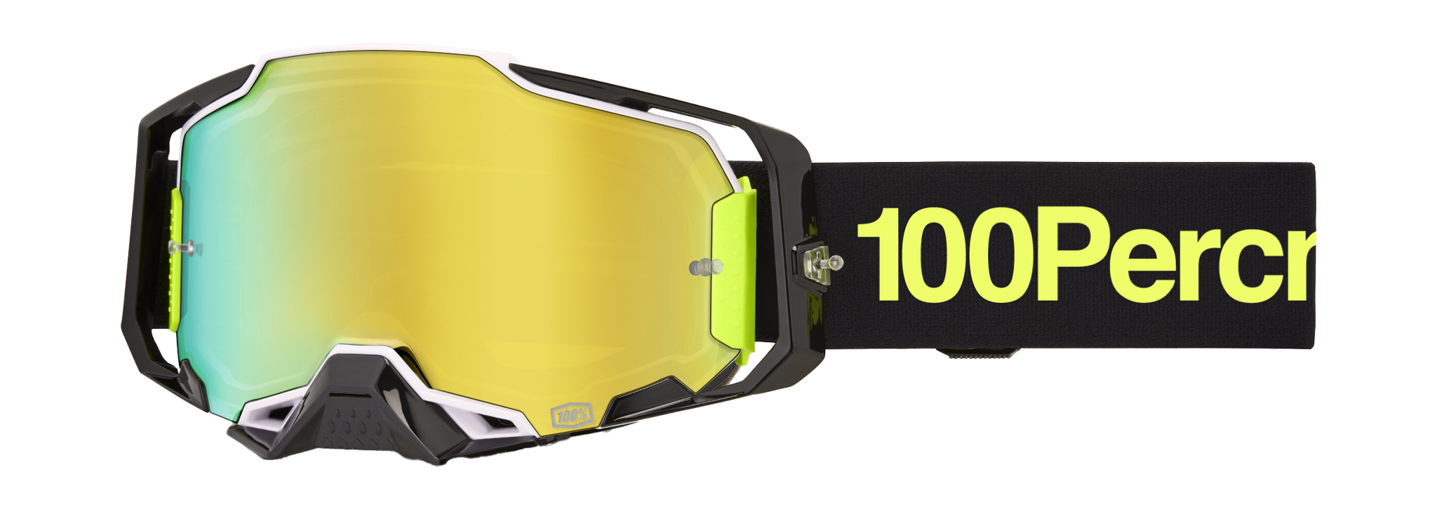 100% Motocross Goggle Armega Orban - Mirror Gold