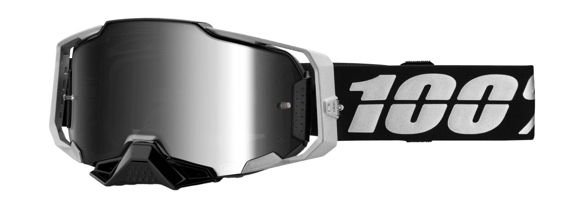 100% Motocross Goggle Armega RENEN S2 - Mirror Silver