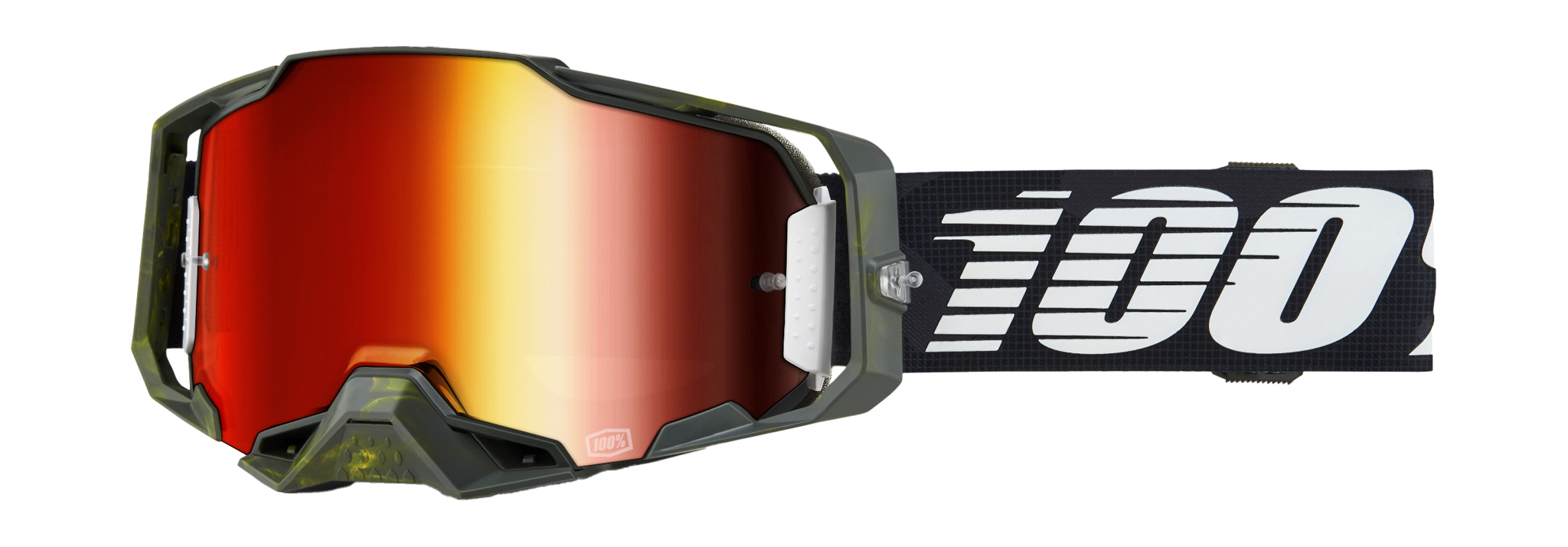 100% Motocross Goggle Armega Soledad - Mirror Red