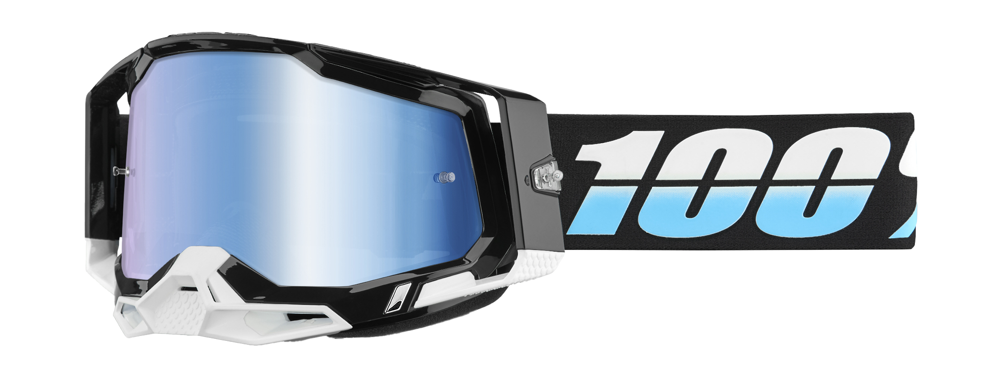 100% Motocross Goggle Racecraft 2 Arkana - Mirror Blue