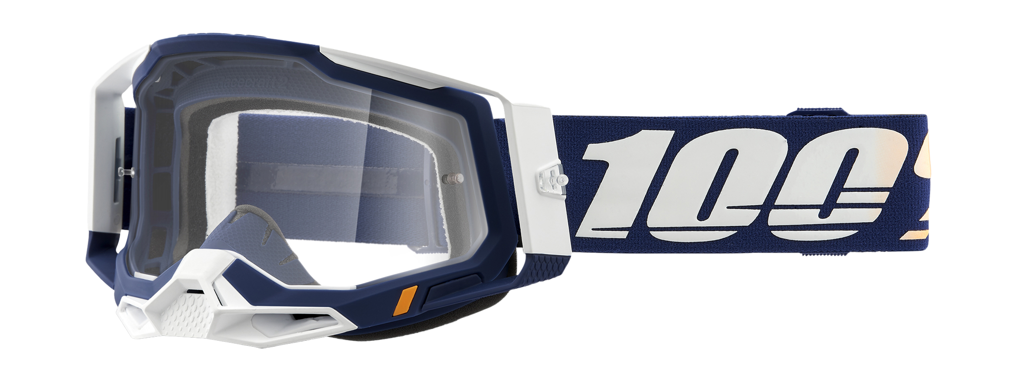 100% Motocross Goggle Racecraft 2 Concordia - Clear