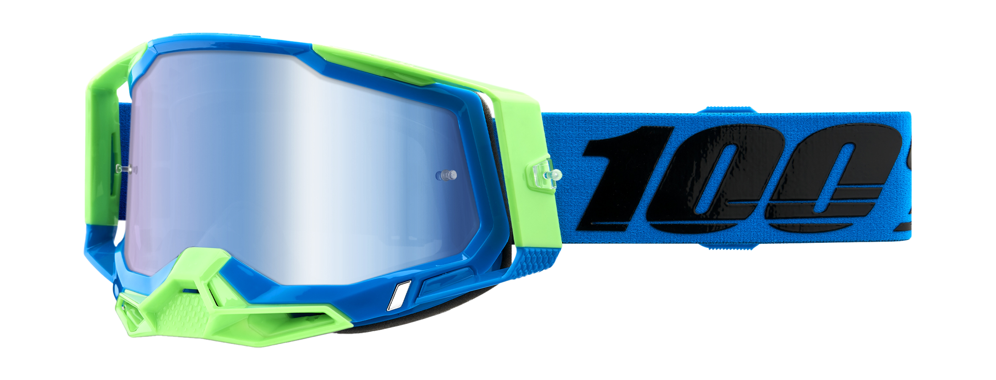 100% Motocross Goggle Racecraft 2 Fremont - Mirror Blue