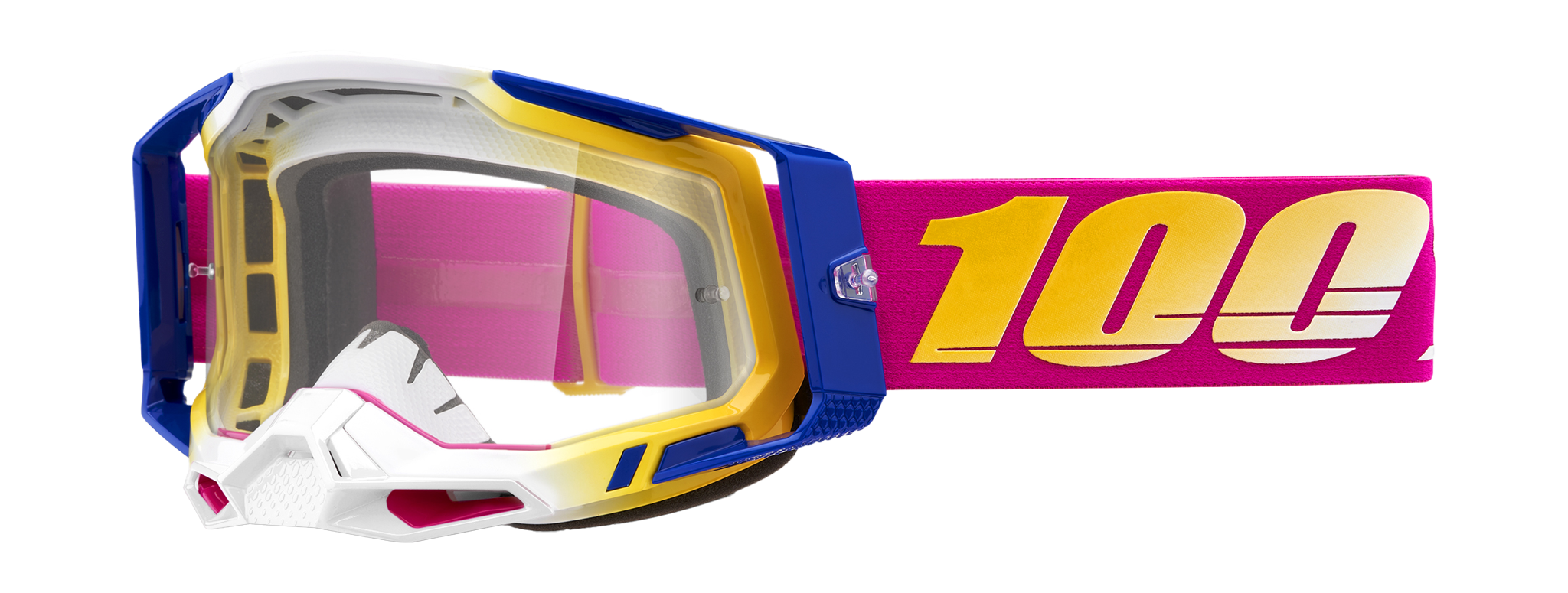 100% Motocross Goggle Racecraft 2 Mission - Clear