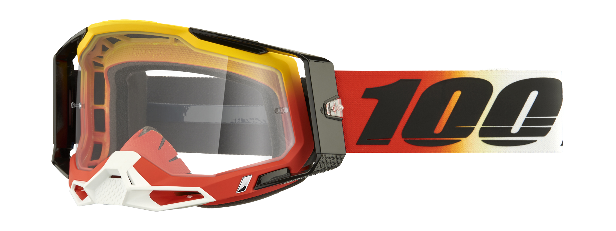 100% Motocross Goggle Racecraft 2 Ogusto - Clear