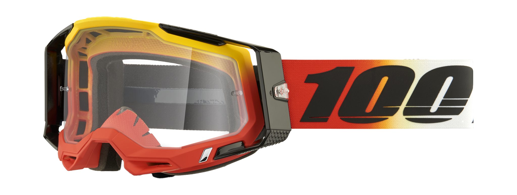 100% Motocross Goggle Racecraft 2 Ogusto - Clear