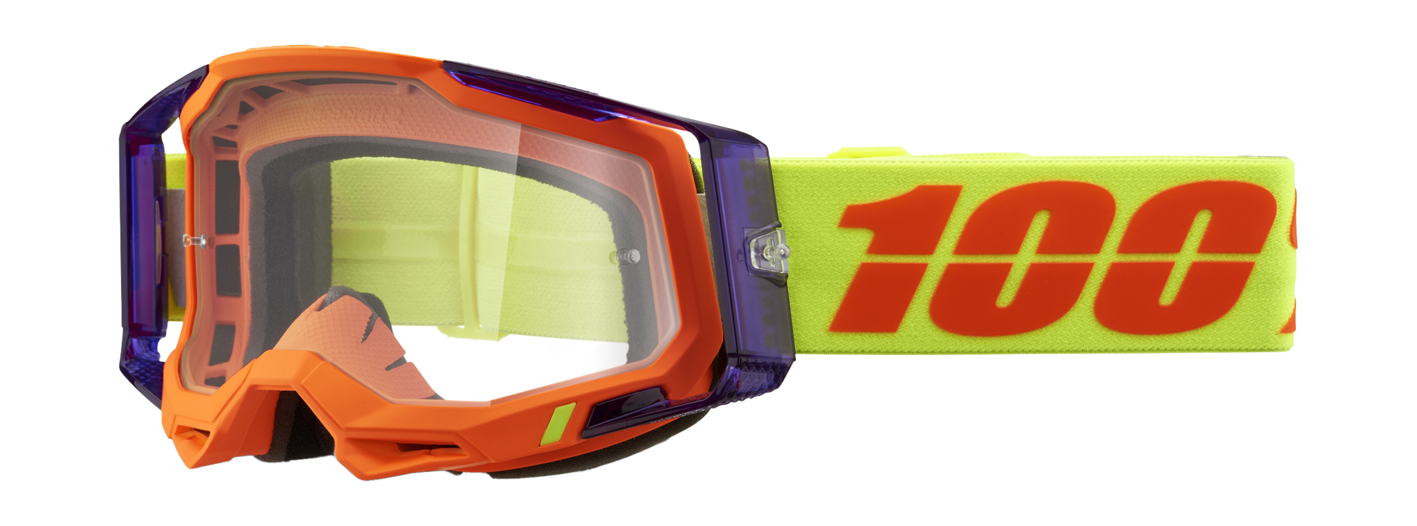 100% Motocross Goggle Racecraft 2 Panam - Clear