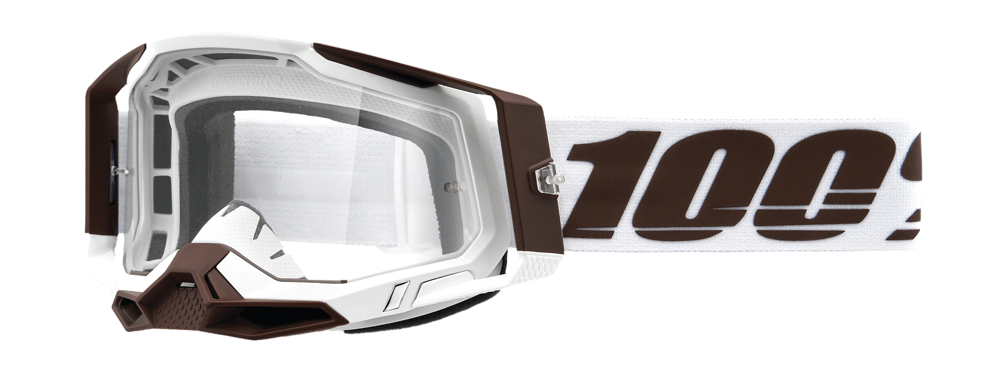 100% Motocross Goggle Racecraft 2 Snowbird - Clear