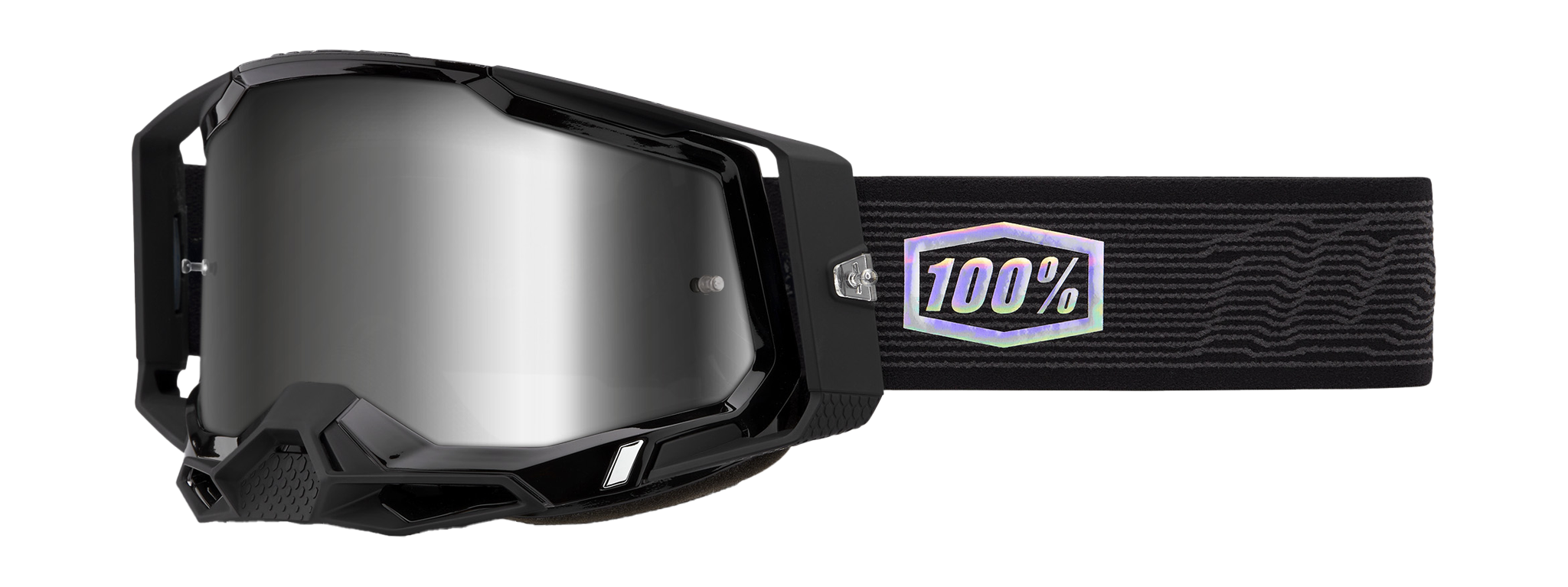 100% Motocross Goggle Racecraft 2 Topo - Mirror Silver