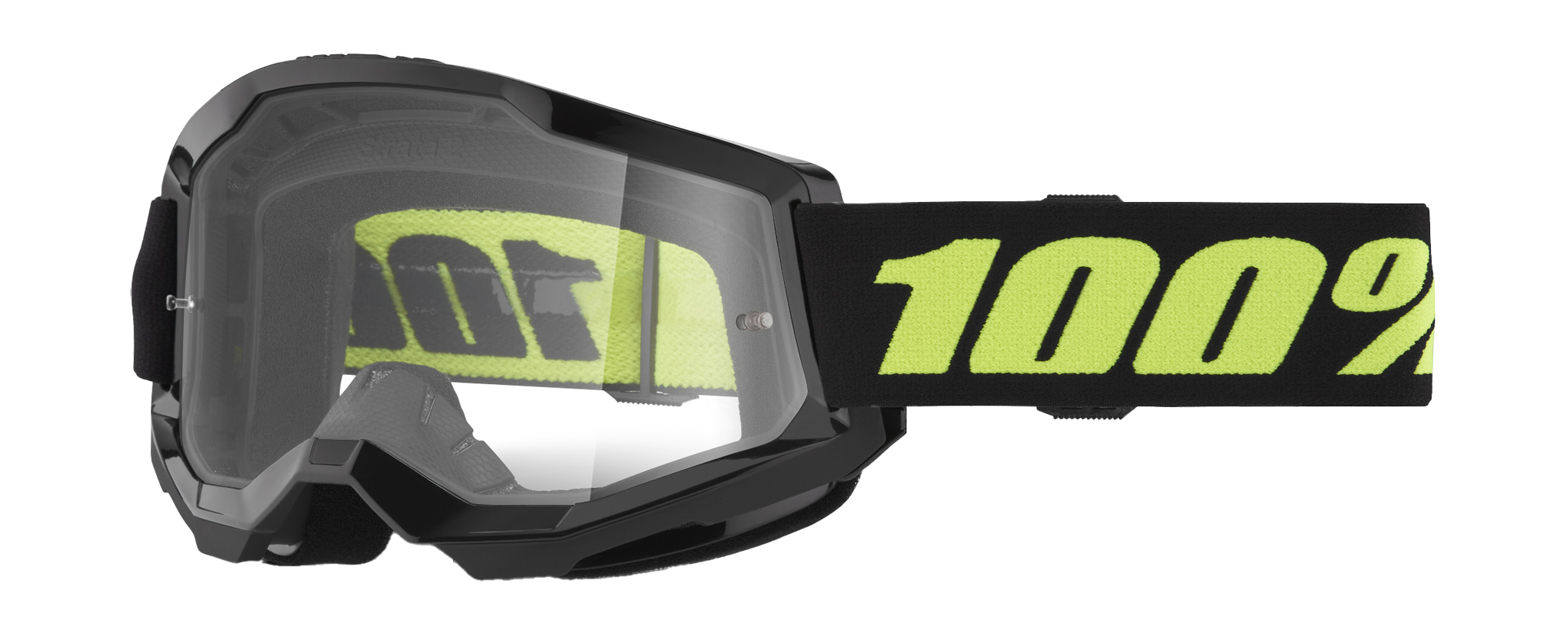 100% Motocross Goggle Strata 2 Solar Eclipse - Clear