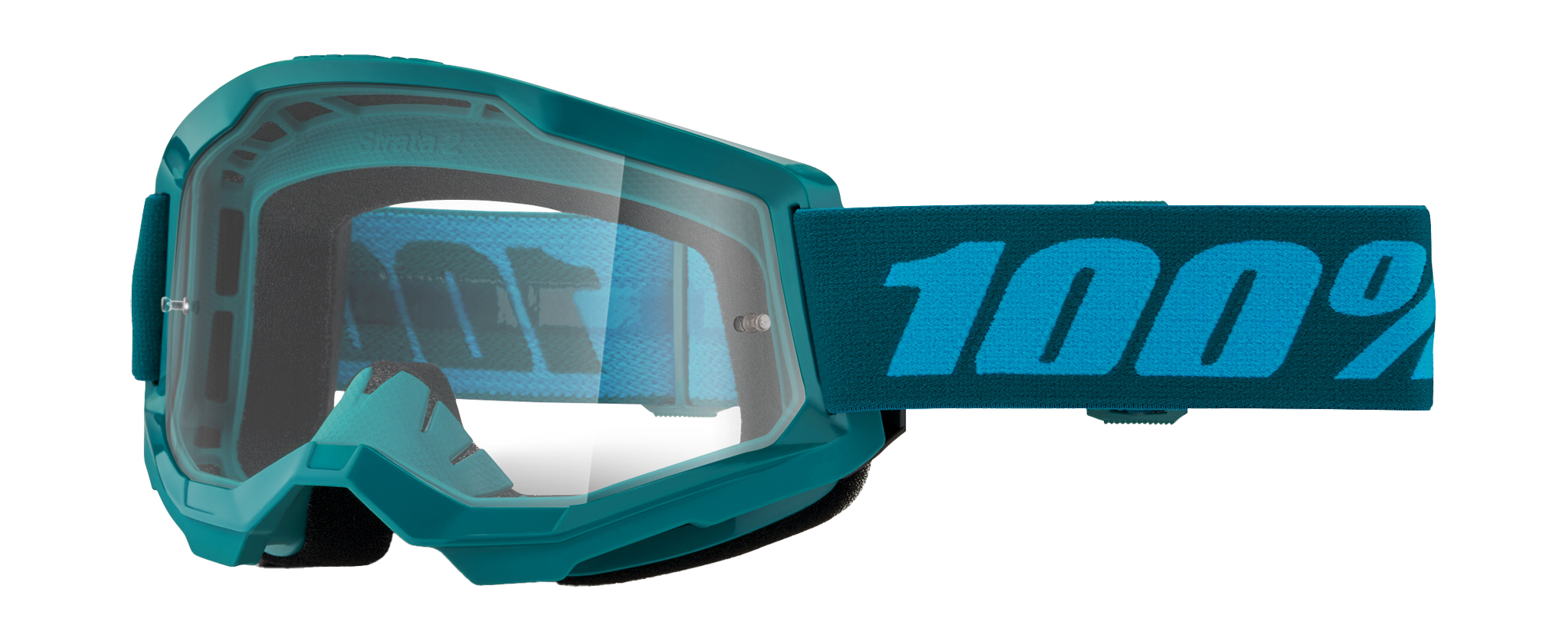 100% Motocross Goggle Strata 2 Stone - Clear