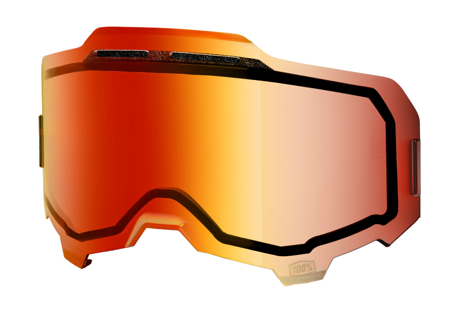 100% Lens ARMEGA / ARMATIC - Injected Dual Vented Mirror Red