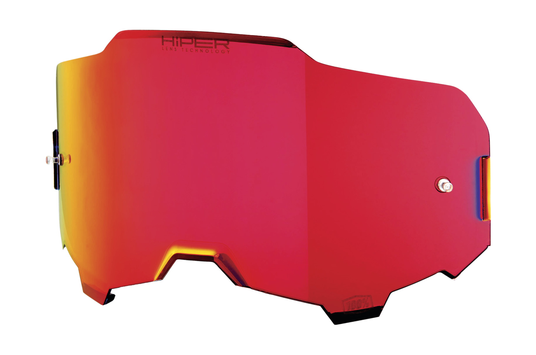 100% Lens ARMEGA / ARMATIC - Injected HiPER Mirror Red