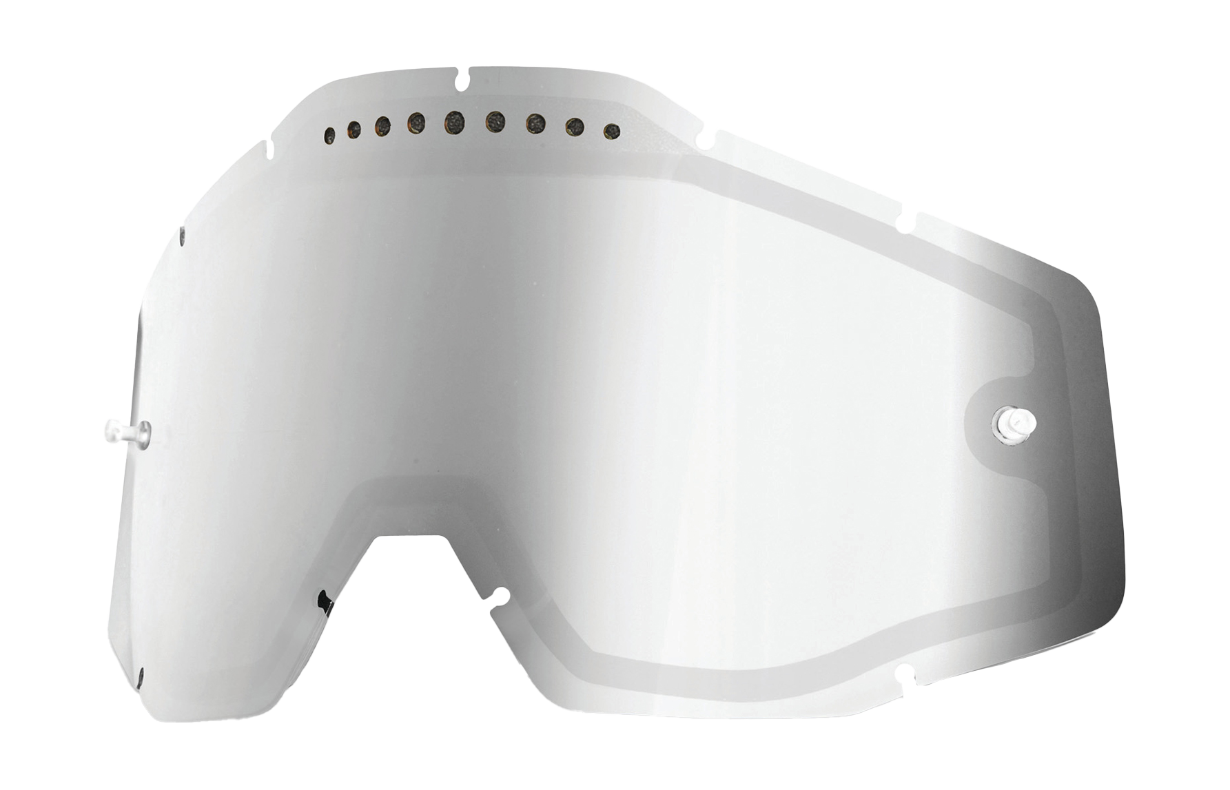 100% Lens RC1/AC1/ST1 - Dual Vented Mirror Silver