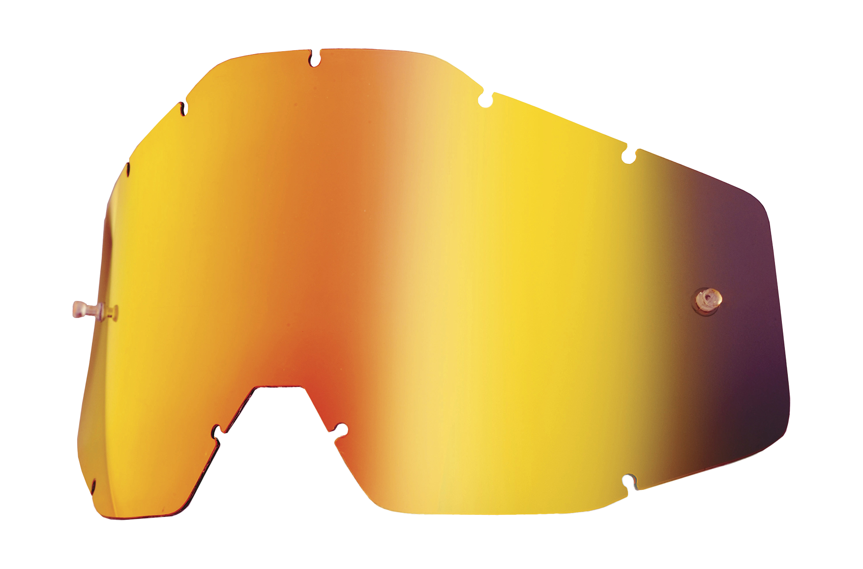 100% Lens RC1/AC1/ST1 - Standard Mirror Red