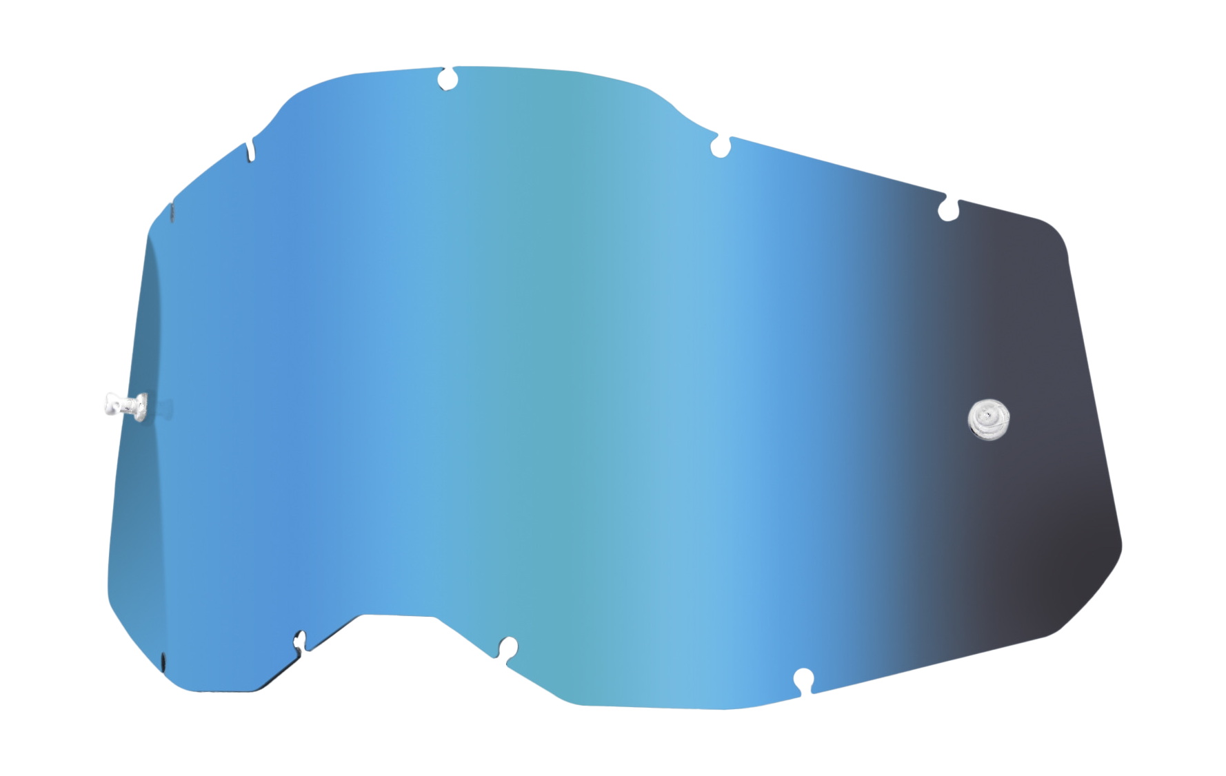 100% Lens RC2/AC2/ST2 - Standard Mirror Blue