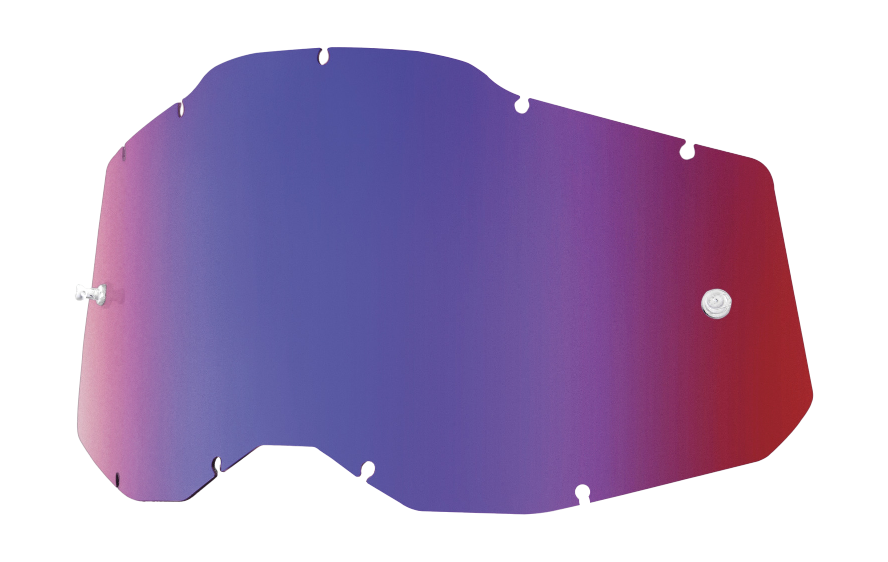 100% Lens RC2/AC2/ST2 - Standard Mirror Red / Blue