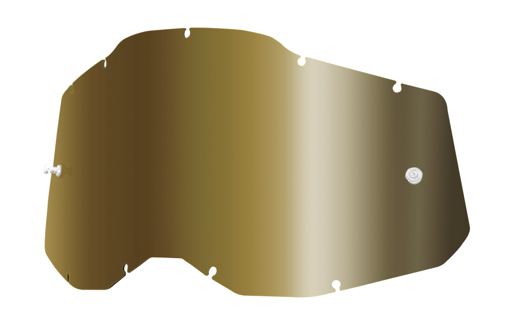 100% Lens RC2/AC2/ST2 - Standard Mirror True Gold