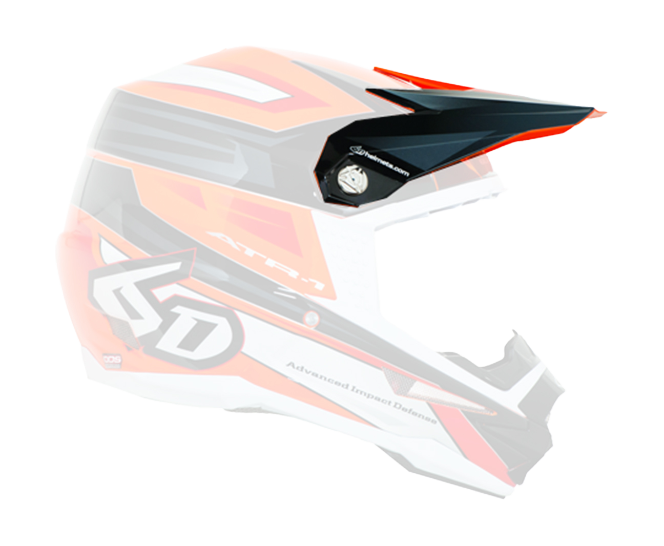 6D Helmet Visor ATR-1 Pilot - Neon Orange
