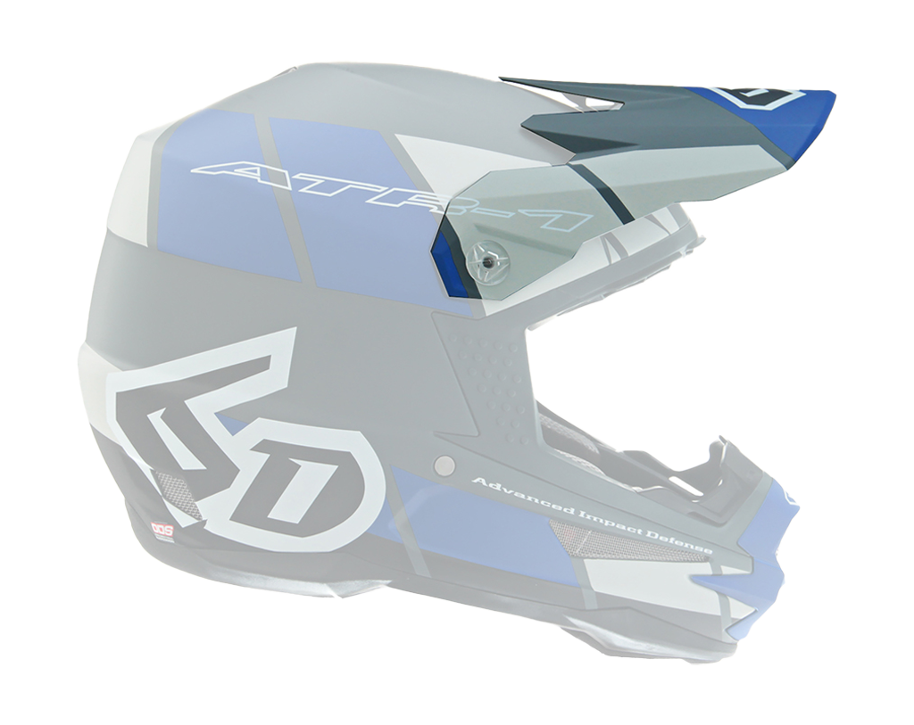 6D Helmet Visor ATR-1 Shear - Blue / Grey / Black