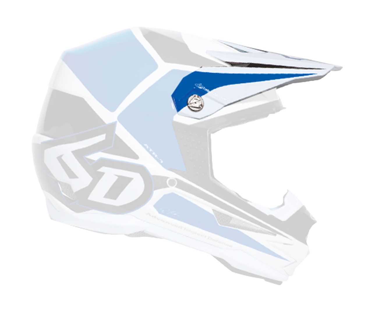 6D Helmet Visor ATR-1 Tech - Blue