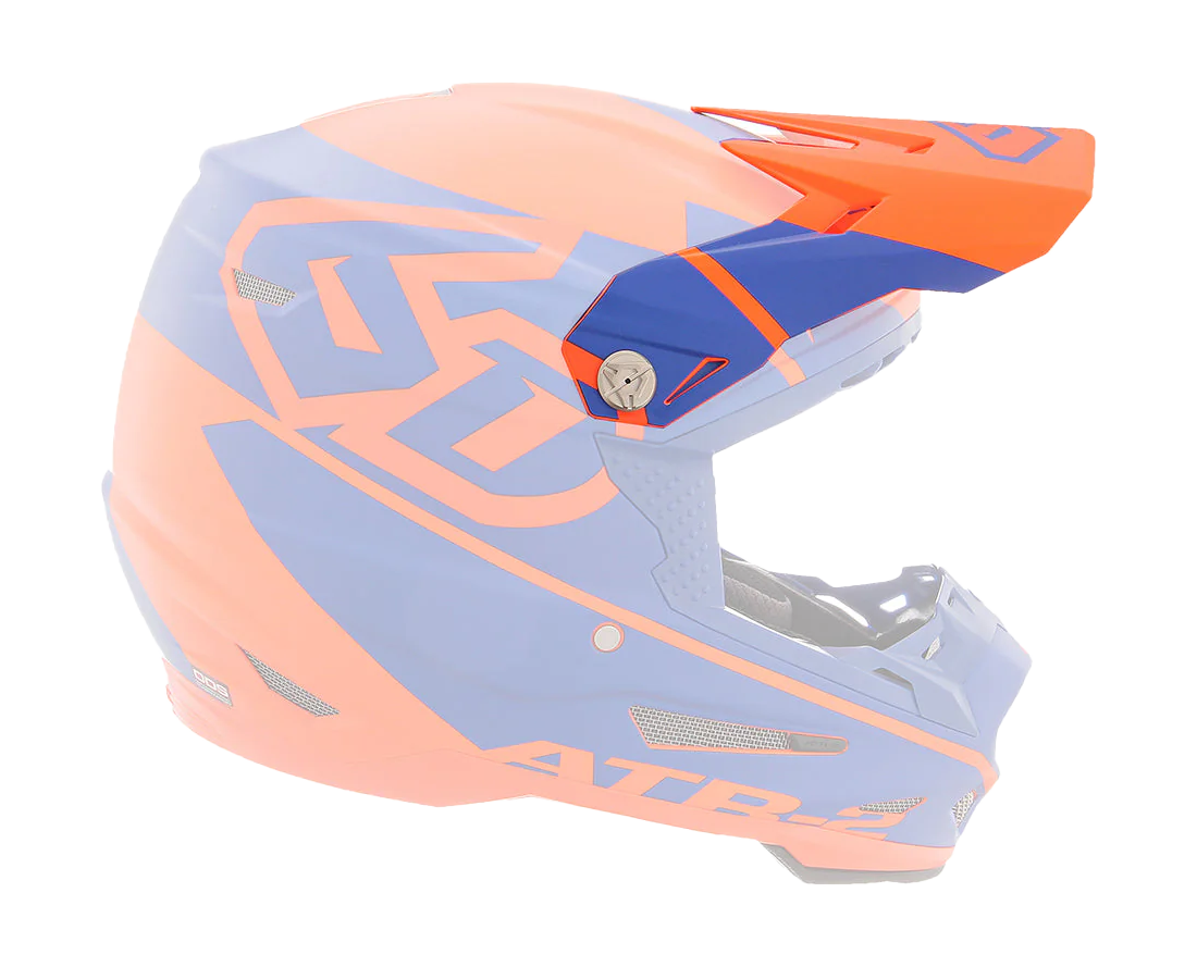 6D Helmet Visor ATR-2 Core - Orange / Blue