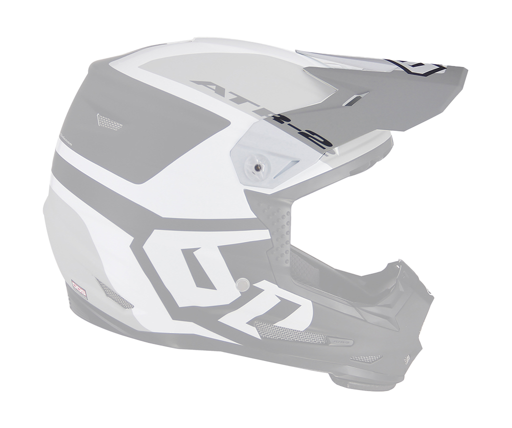 6D Helmet Visor ATR-2 Helo LE - White / Grey / Black