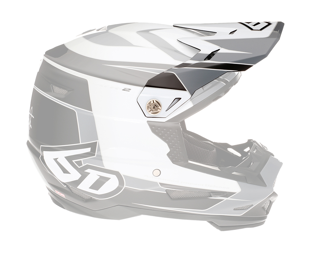 6D Helmet Visor ATR-2 Impact - White