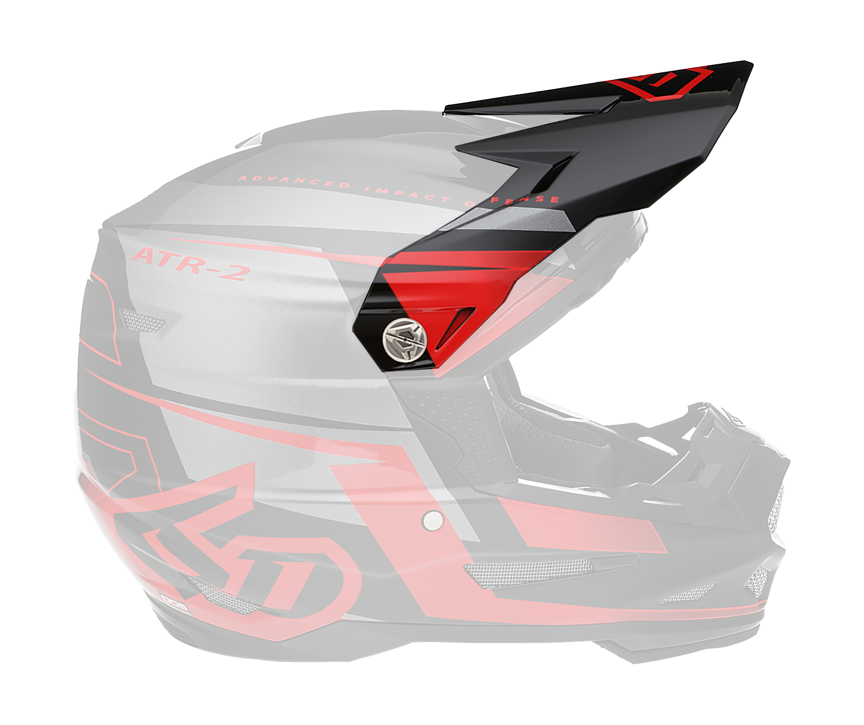 6D Helmet Visor ATR-2 Mach - Red
