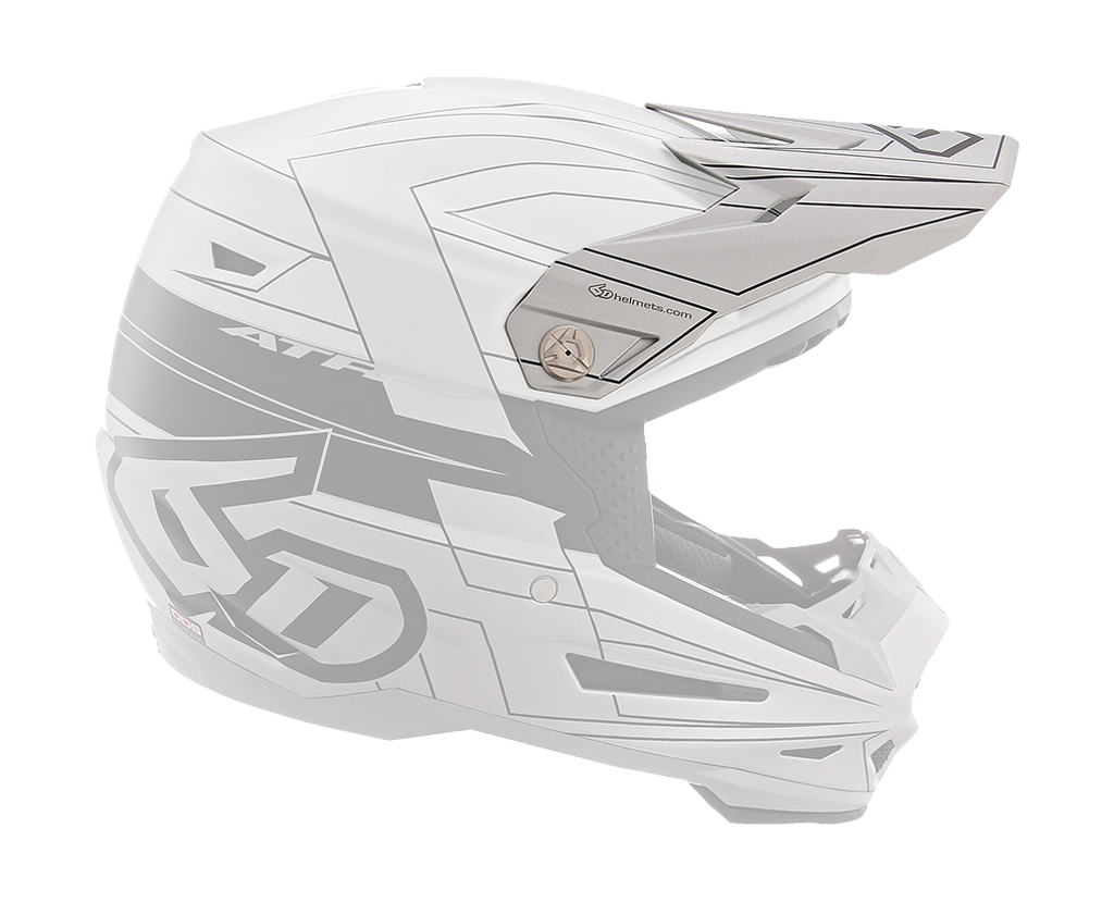 6D Helmet Visor ATR-2 Missile LE - Silver / Black