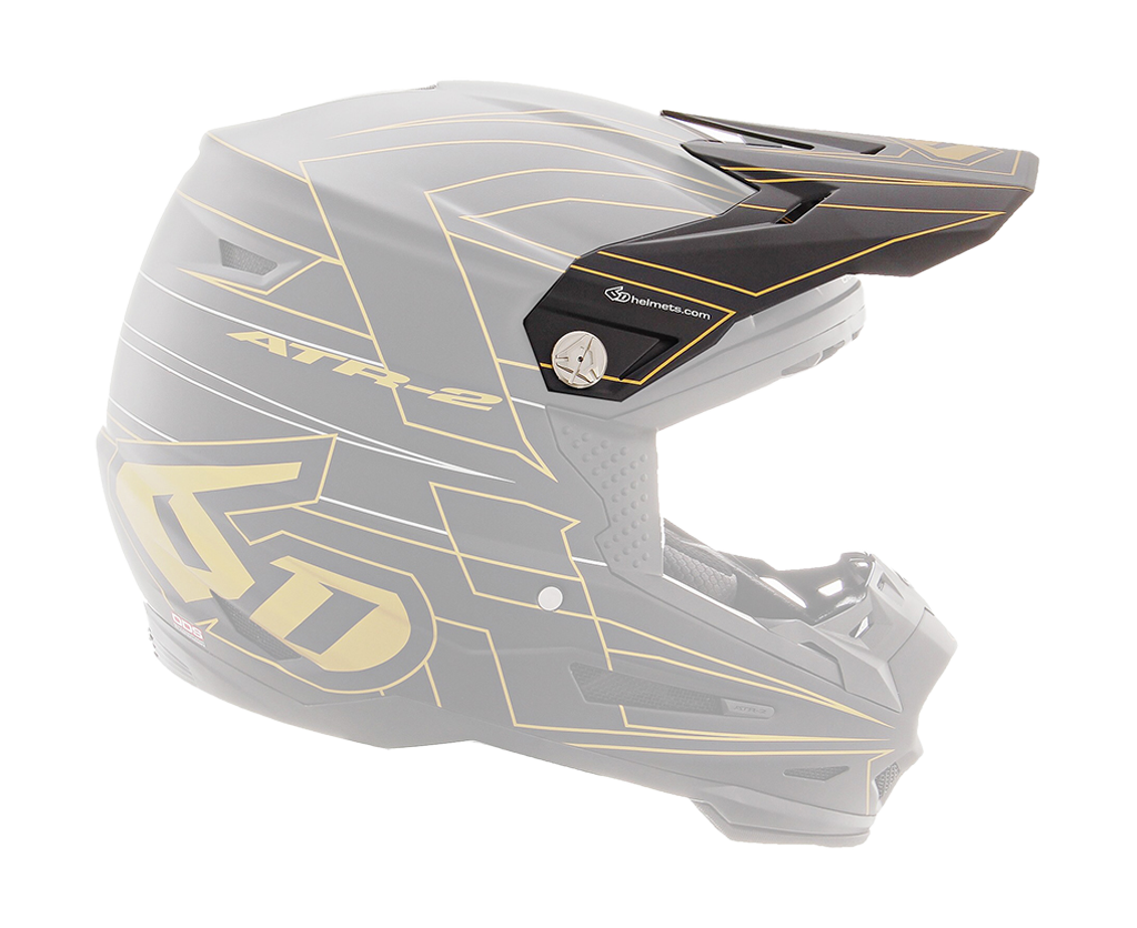 6D Helmet Visor ATR-2 Missile LE - Black / Gold