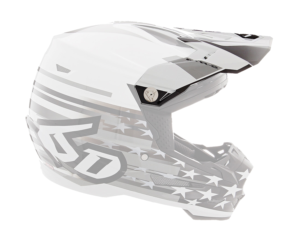 6D Helmet Visor ATR-2 Patriot LE - White