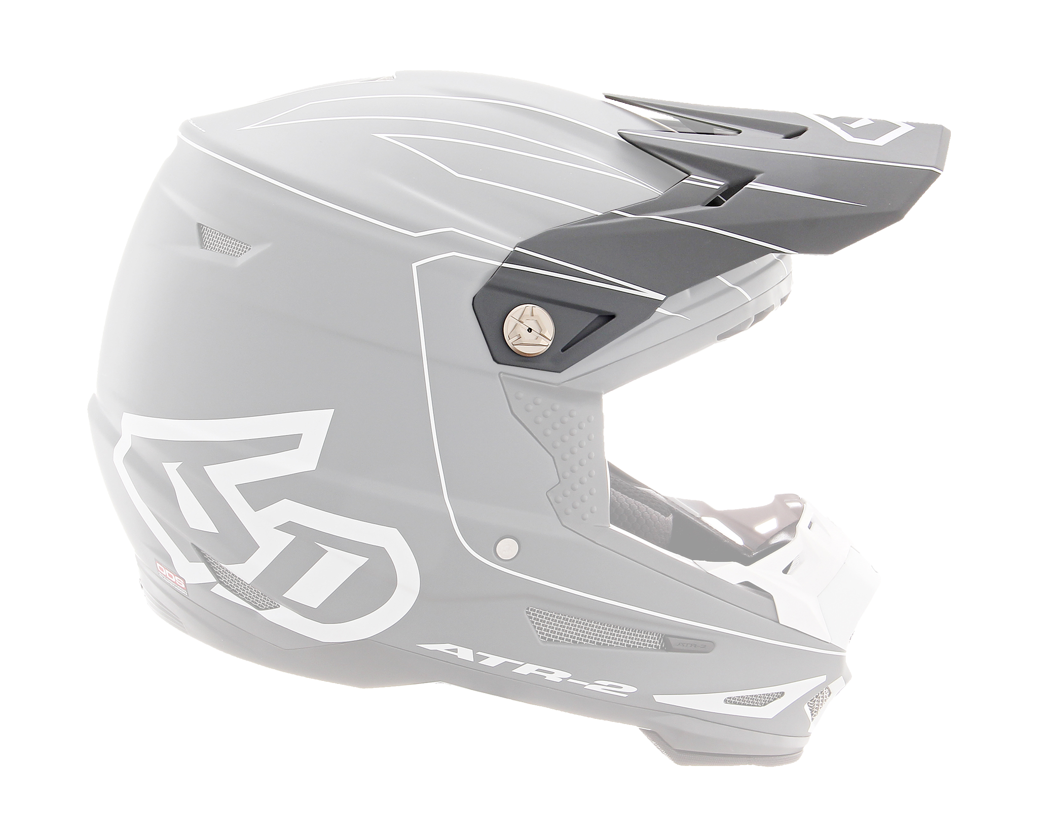 6D Helmet Visor ATR-2 Recon - Grey / White