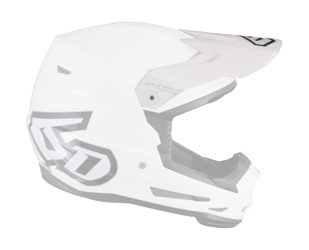 6D Helmet Visor ATR-2 Solid - Gloss White