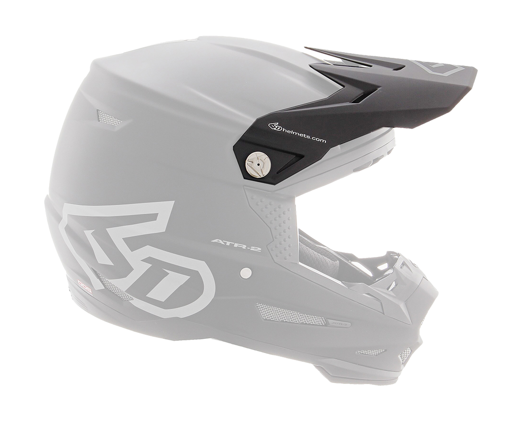 6D Helmet Visor ATR-2 Solid - Black / Matte